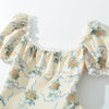 Printed Mesh Lace Dress