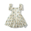 Printed Mesh Lace Dress