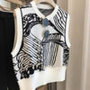 Women's Knitted Vest Sweater Vest Bandage Dress Outerwear Cover-up Top