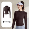 Sports Jacket Women's Long Sleeve Skinny Running Fitness Yoga Wear