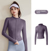 Sports Jacket Women's Long Sleeve Skinny Running Fitness Yoga Wear