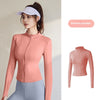 Sports Jacket Women's Long Sleeve Skinny Running Fitness Yoga Wear