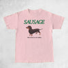 Sausage Dog Printed T-shirt Women's Fashion Short-sleeved Top