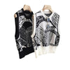Women's Knitted Vest Sweater Vest Bandage Dress Outerwear Cover-up Top