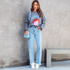 Women's Fashion Simple Tassel Straight-leg Trousers