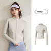 Sports Jacket Women's Long Sleeve Skinny Running Fitness Yoga Wear