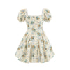 Printed Mesh Lace Dress