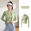 Sports Jacket Women's Long Sleeve Skinny Running Fitness Yoga Wear